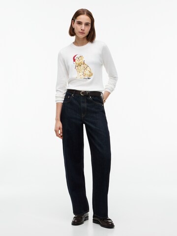 Pulover de la TOMMY HILFIGER pe alb