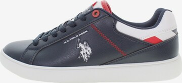 U.S. POLO ASSN. Sneakers laag 'Rokko' in Blauw: voorkant