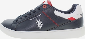 U.S. POLO ASSN. Sneakers laag 'Rokko' in Blauw: voorkant