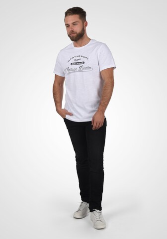 BLEND T-Shirt 'PILO' in Weiß