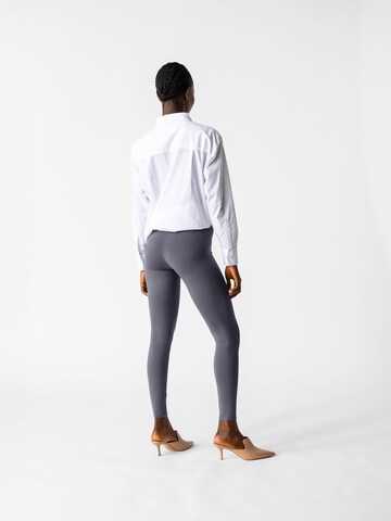 Les Lunes Skinny Sporthose 'Luna' in Grau