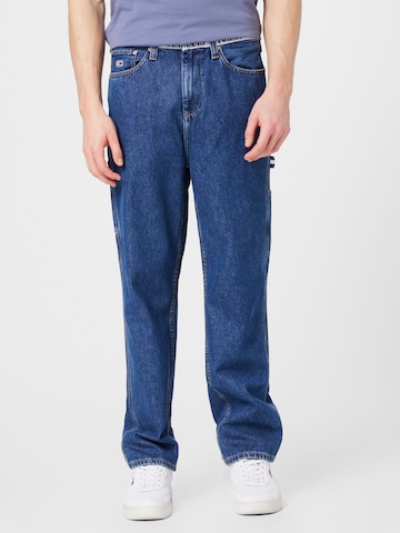Tommy Jeans Cargo Jeans in Blue: front