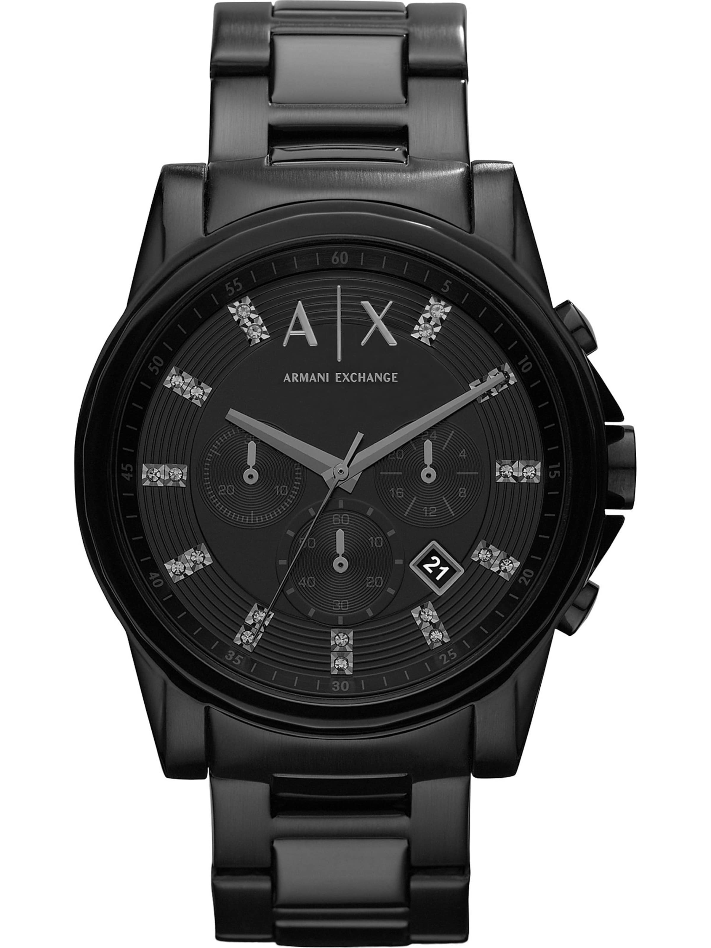 ARMANI EXCHANGE - Relógios analógicos em preto: frente