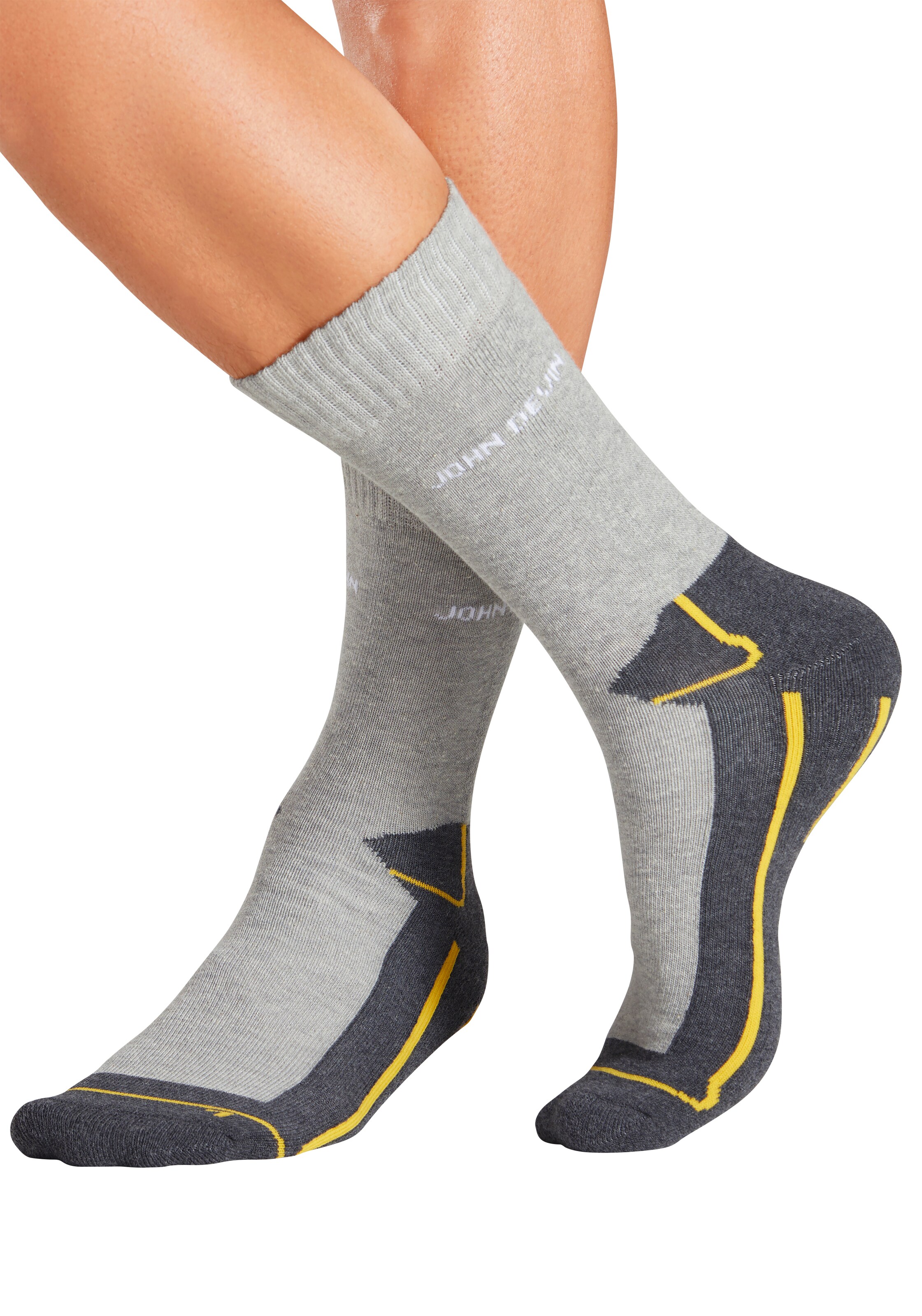 JOHN DEVIN Socken in Grau