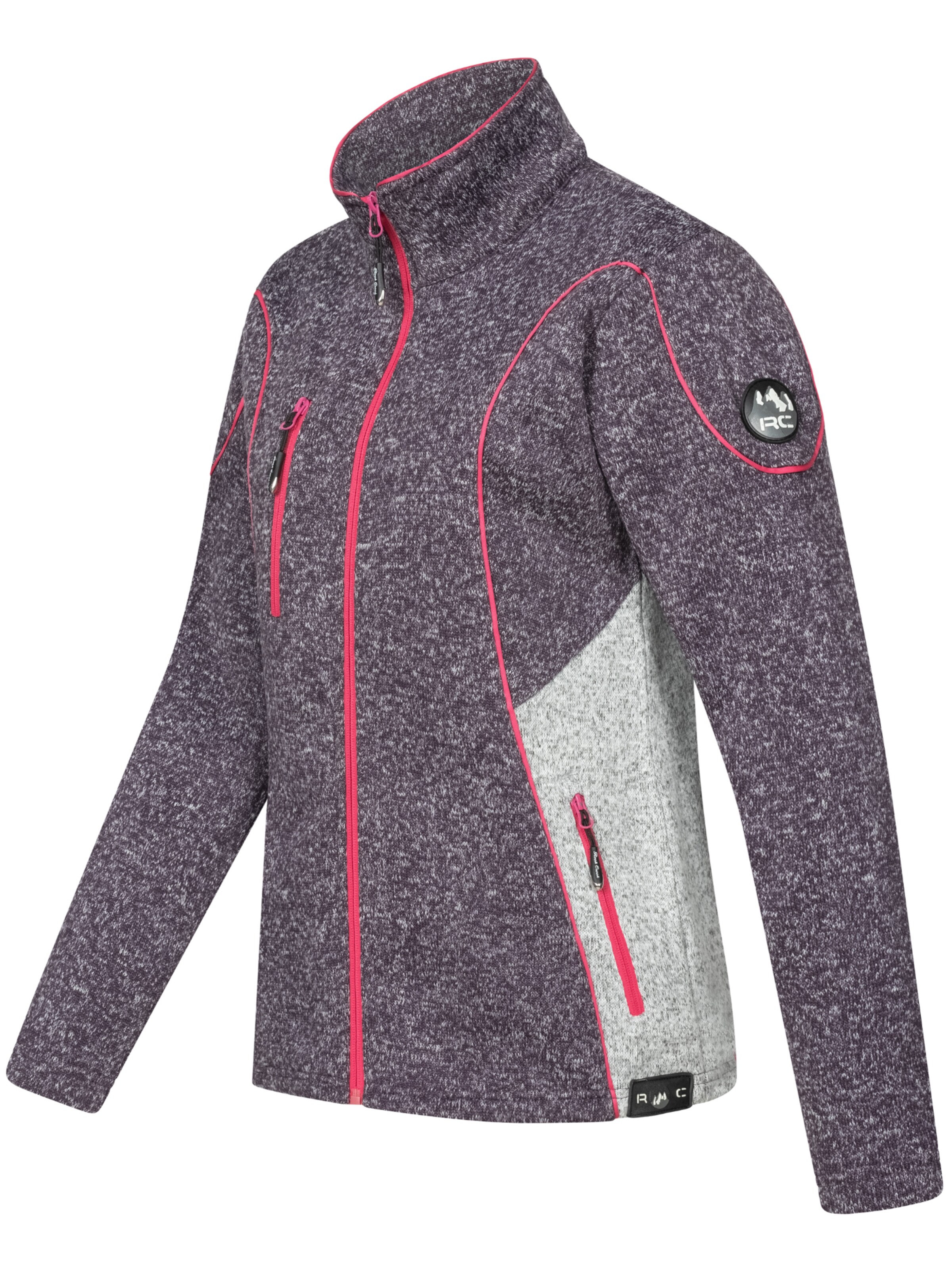 Rock Creek Fleecejacke in Grau