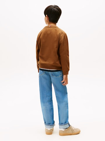 TOMMY HILFIGER Sweater 'Varsity' in Brown
