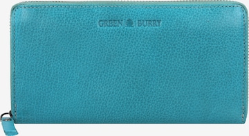 GREENBURRY Wallet in Blue: front