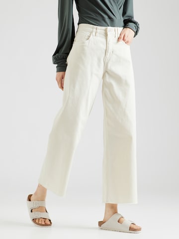 Fransa Wide leg Jeans 'HANNA' i vit: framsida