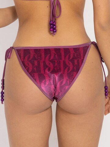 JIORO Bikinihose 'BURGUNDY LOGO'‌‌‌‌‌‌‌‌ in Rot