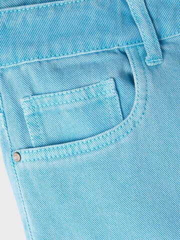 LMTD Szeroka nogawka Spodnie 'ROLIZZA' w kolorze niebieski