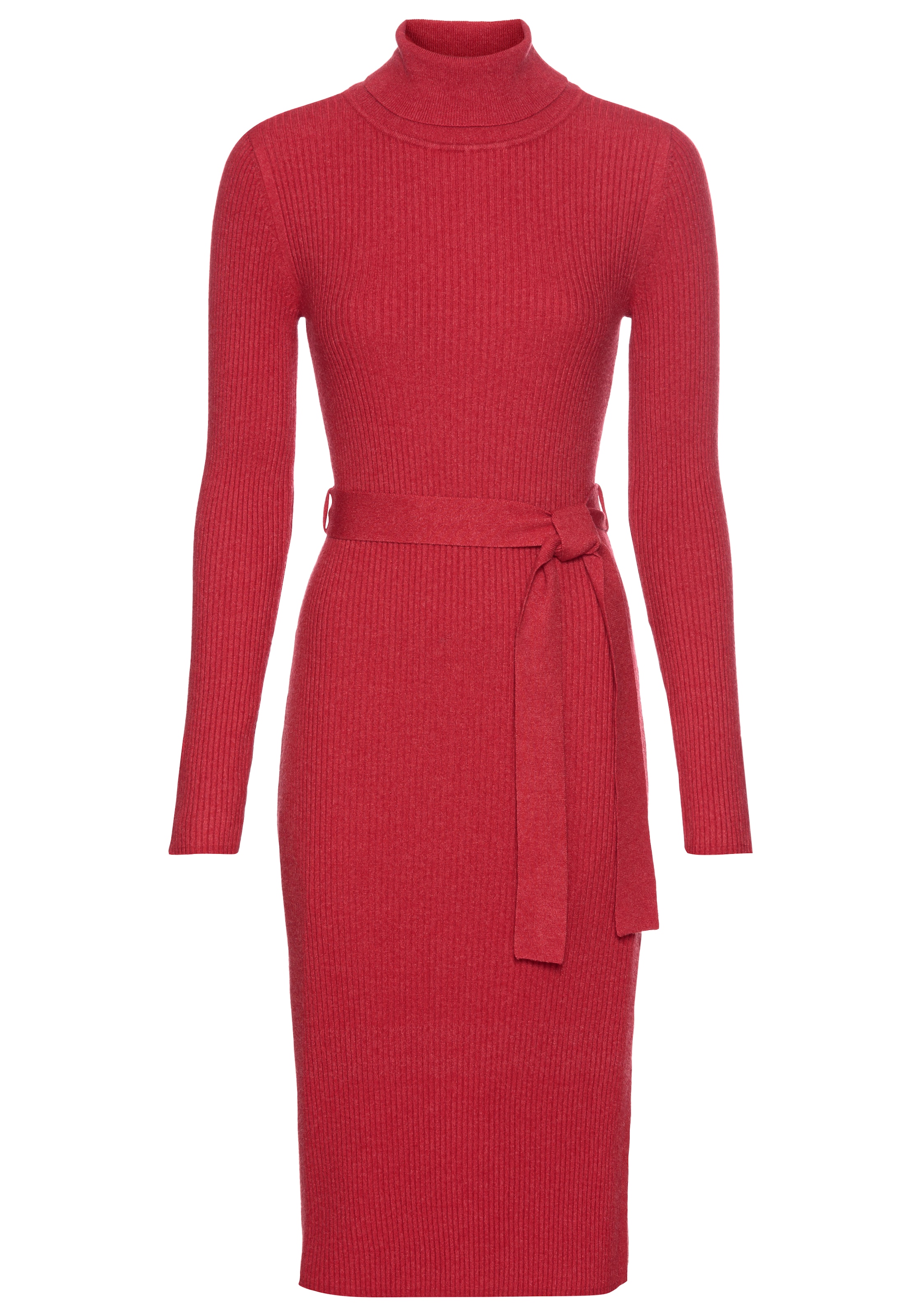 LAURA SCOTT Strickkleid in Rot: Vorderseite