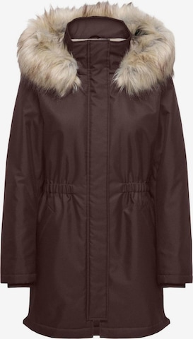 Parka invernale 'ONLMATHILDA WINTER FUR PARKA OTW 15370930' di ONLY in marrone: frontale
