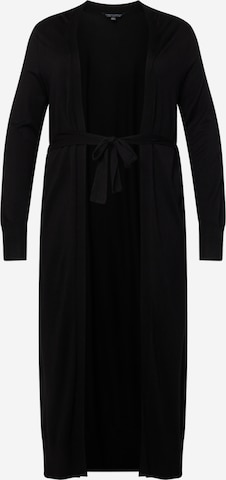 Cappotto in maglia di Dorothy Perkins Curve in nero: frontale