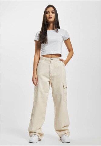 DEF Wide leg Cargo trousers in Beige