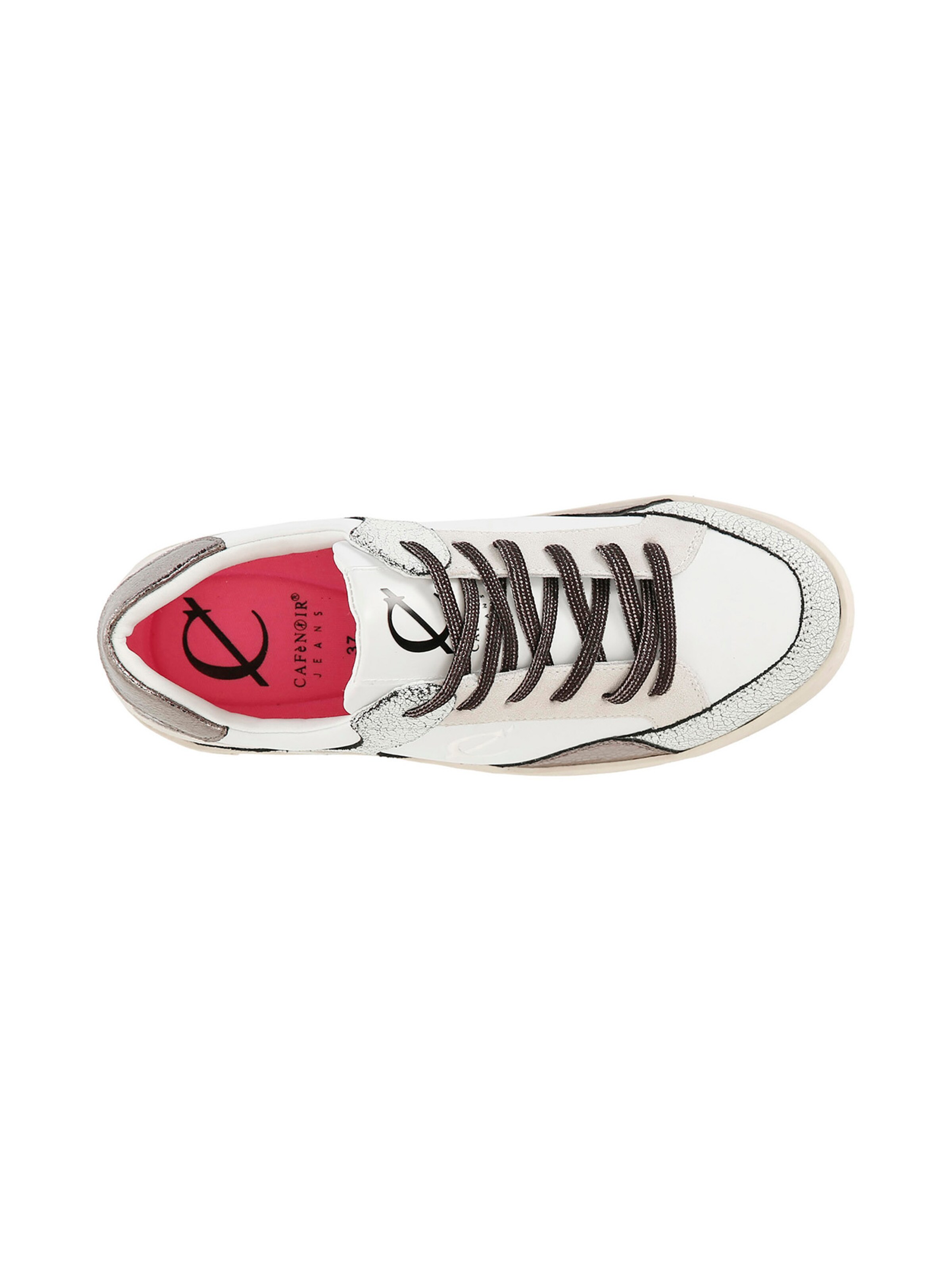 Baskets basses CAFè NOIR en blanc