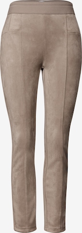 STREET ONE Slimfit Byxa 'Hope' i beige: framsida