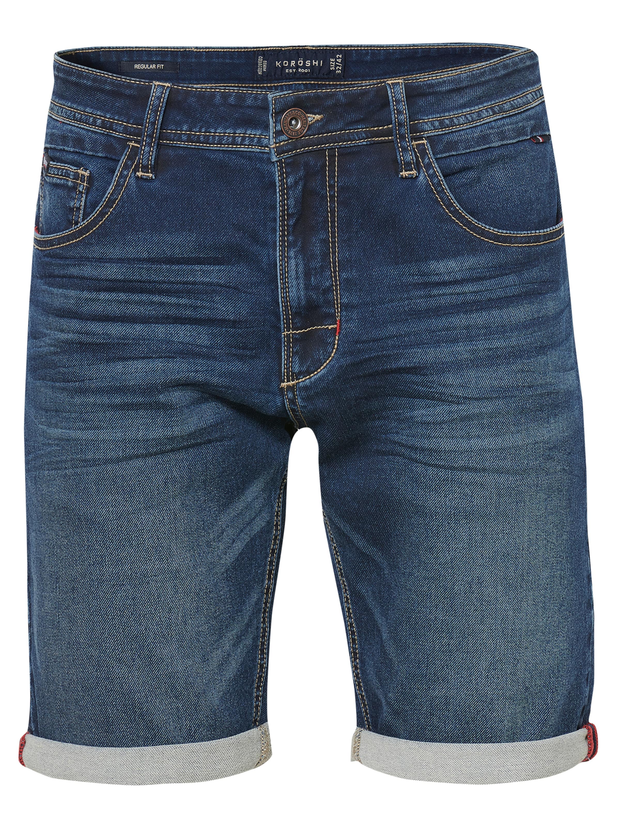 KOROSHI Обычный Джинсы в Синий: спереди