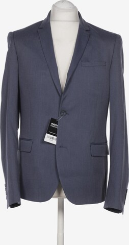 Jules Suit Jacket in L-XL in Blue: front