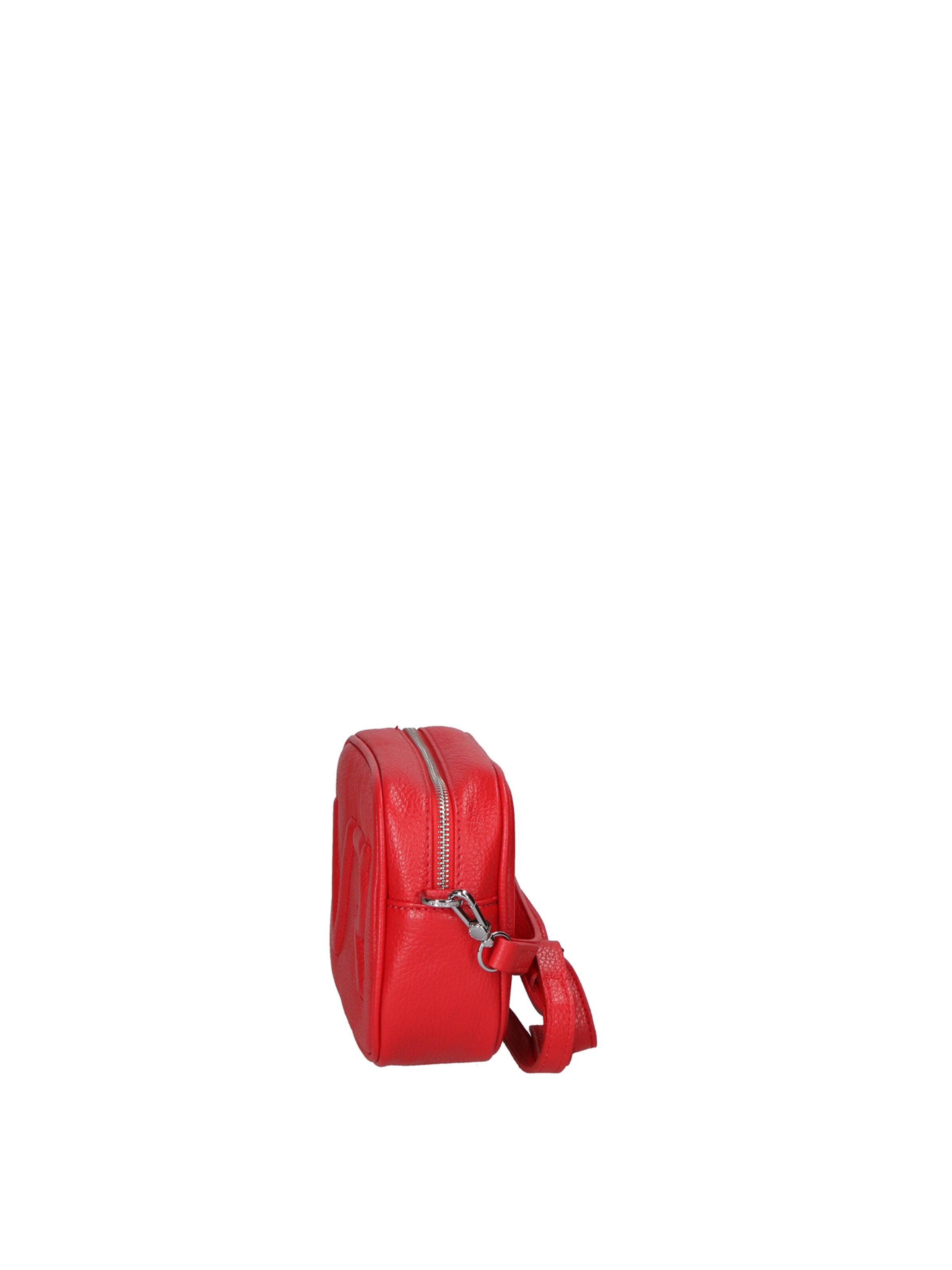Borsa a tracolla 'Borsa a Tracolla Donna Pelle Virginia Rhinè Zip' di Virginia Rhinè in rosso