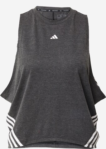 ADIDAS PERFORMANCE Sporttop 'Train Icons 3-Stripes ' in Zwart: voorkant