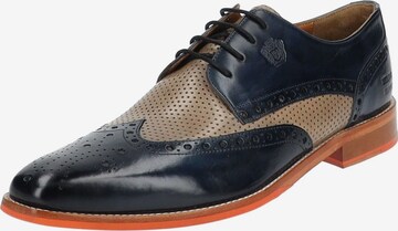 MELVIN & HAMILTON Veterschoen in Blauw: voorkant