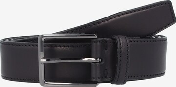 Ceinture bugatti en noir : devant