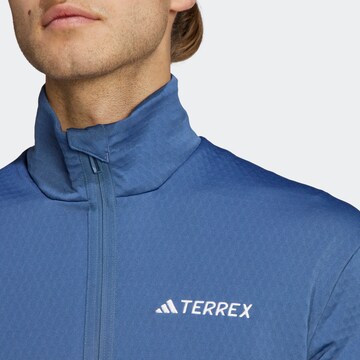 Veste en polaire fonctionnelle ADIDAS TERREX en bleu