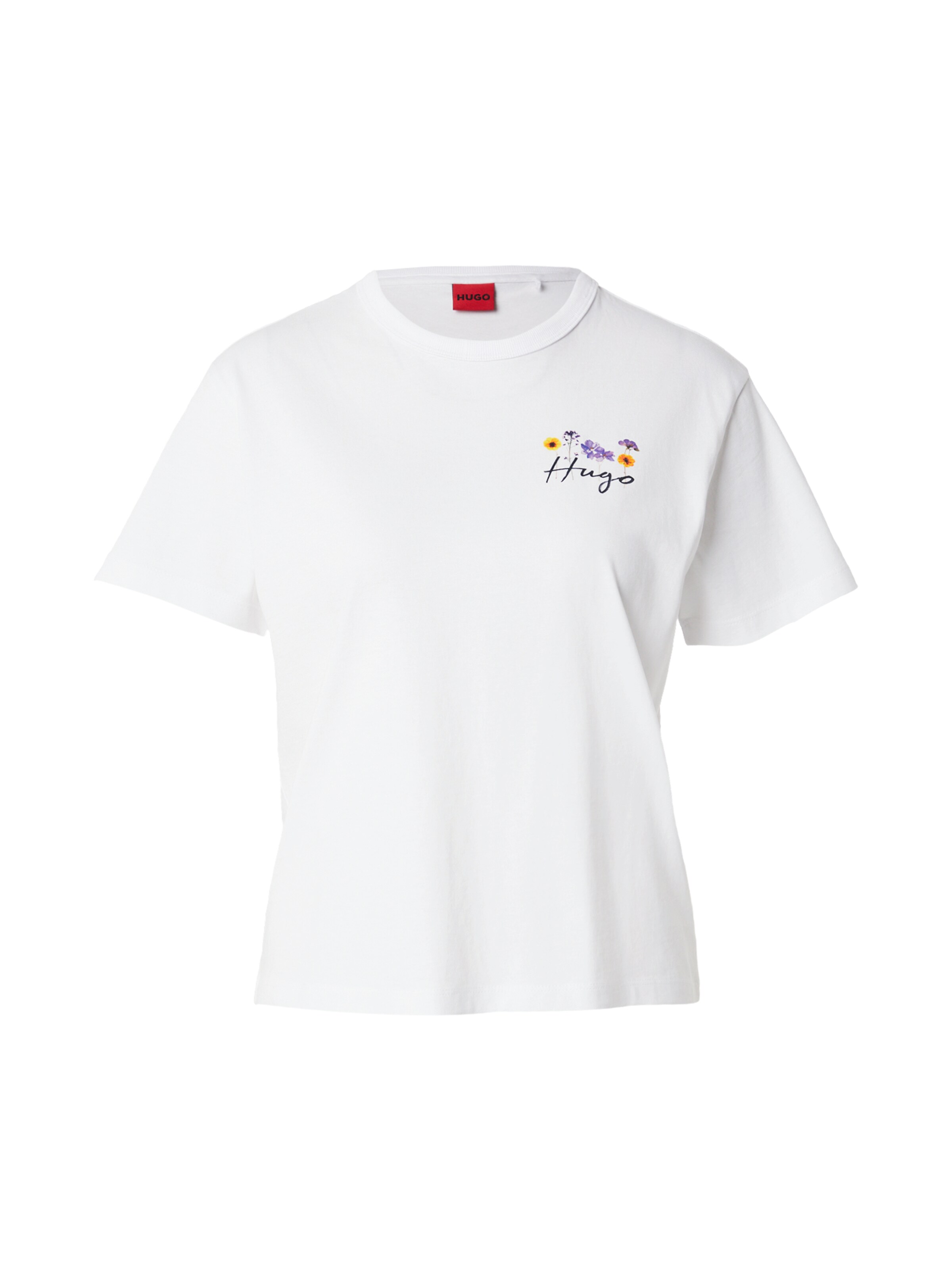 Maglietta 'Destrel_4' di HUGO in bianco: frontale