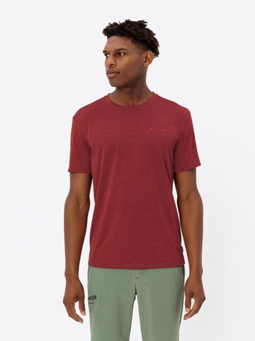 VAUDE Performance shirt 'Essential' in Red: front