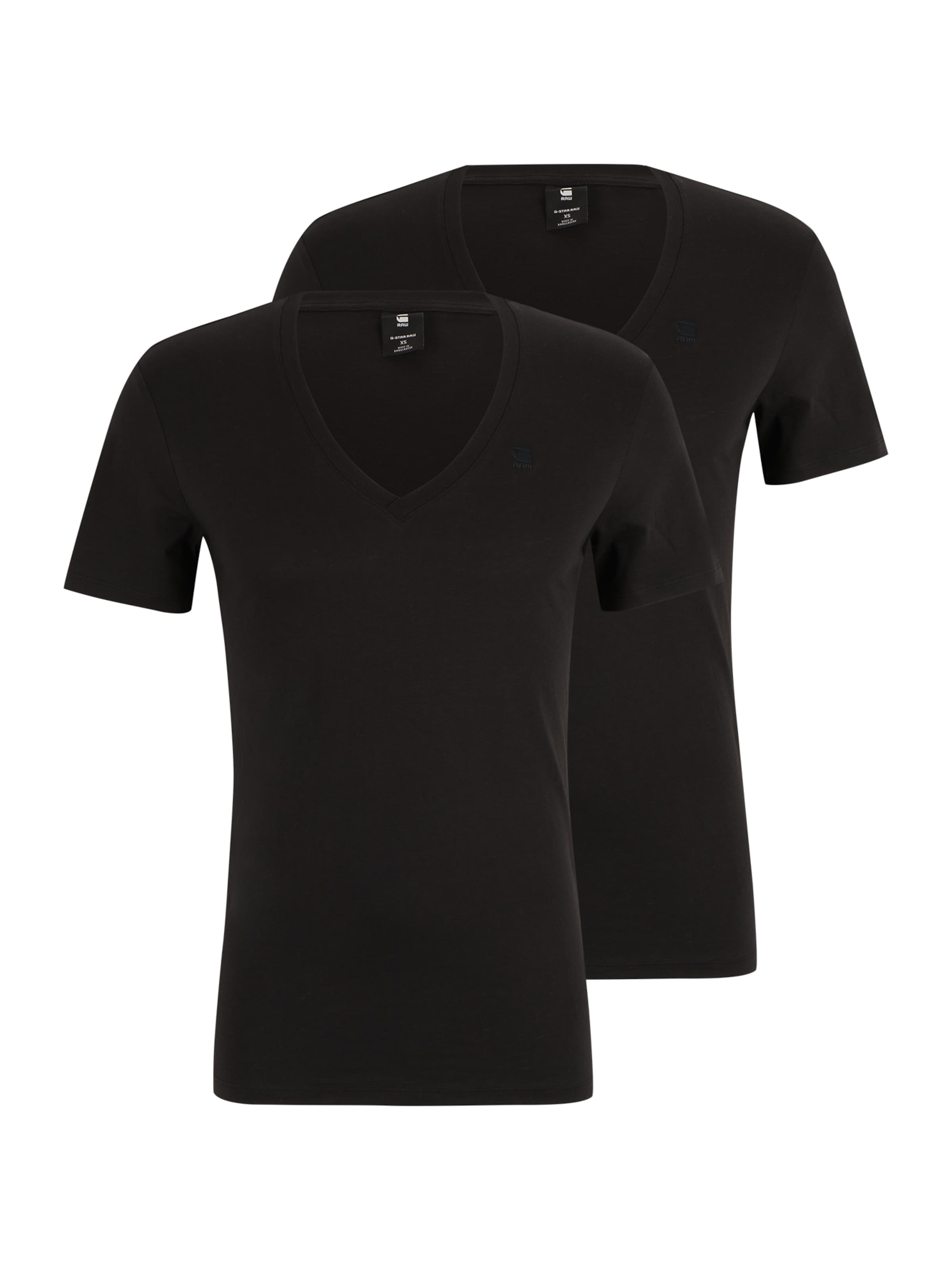 G-STAR Tričko – černá: přední strana