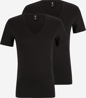 T-Shirt G-Star RAW en noir : devant