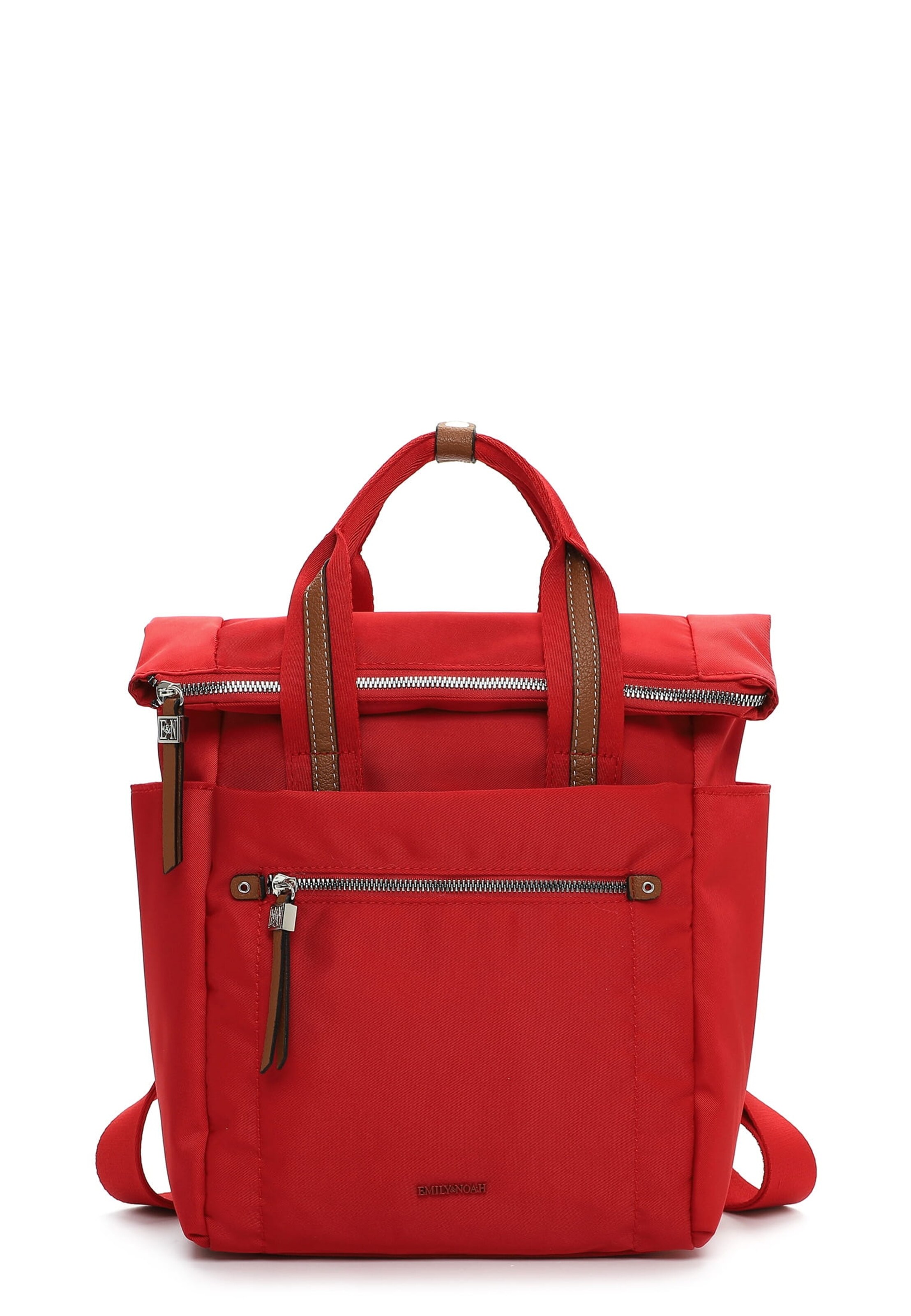 Zaino di Emily & Noah in rosso: frontale