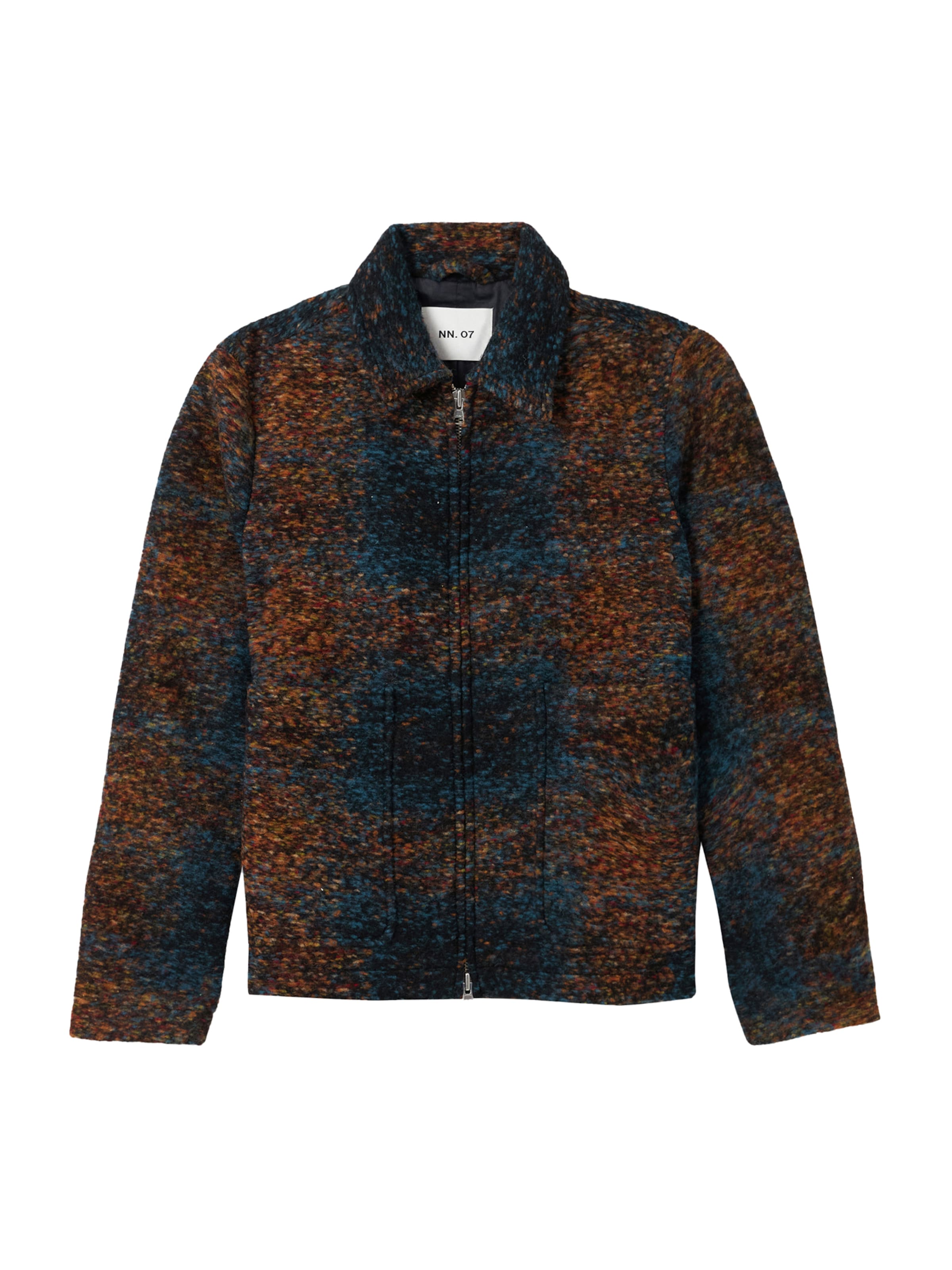 NN07 Between-season jacket 'Gael' in Blue: front