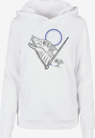 F4NT4STIC Sweatshirt 'Harry Potter Werewolf Line Art' in Weiß: predná strana