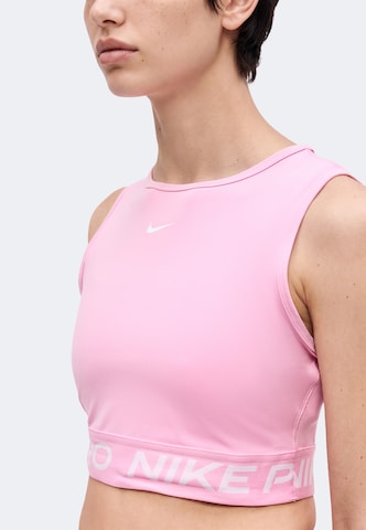 NIKE Top sportowy 'PRO 365' w kolorze różowy