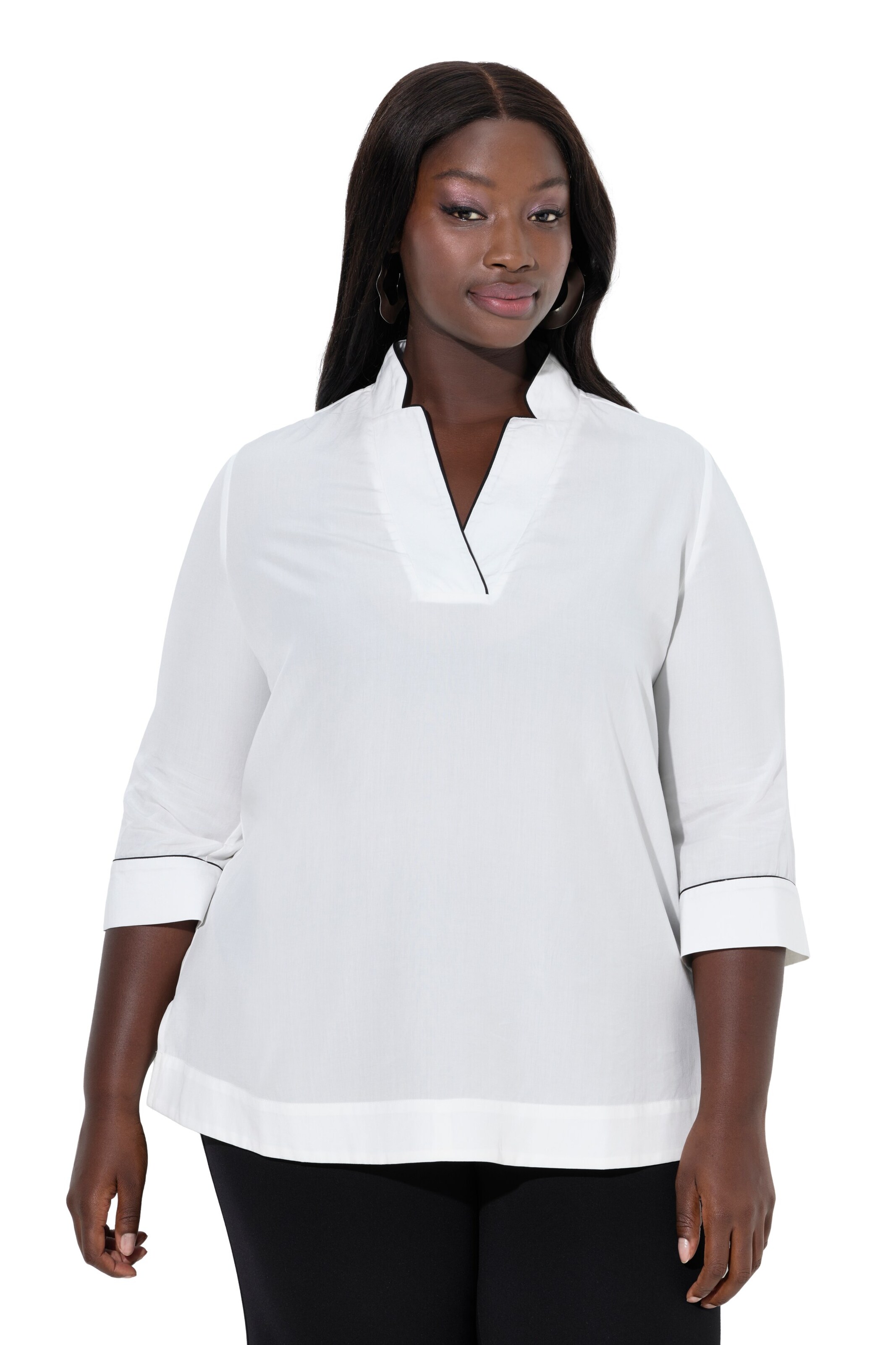 Ulla Popken Tuniek in Wit: voorkant