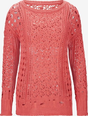 Pull-over Linea Tesini by heine en orange : devant