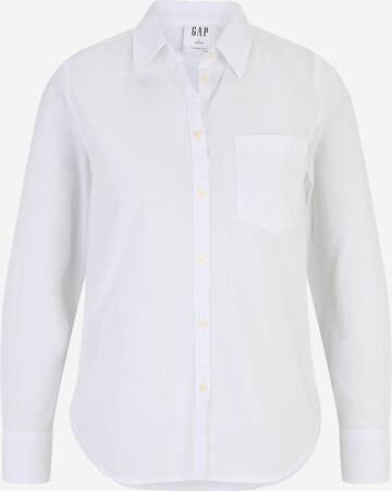 Gap Petite Blouse in White: front