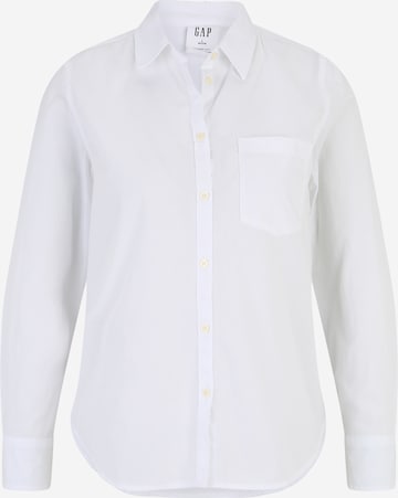 Gap Petite Bluza | bela barva: sprednja stran