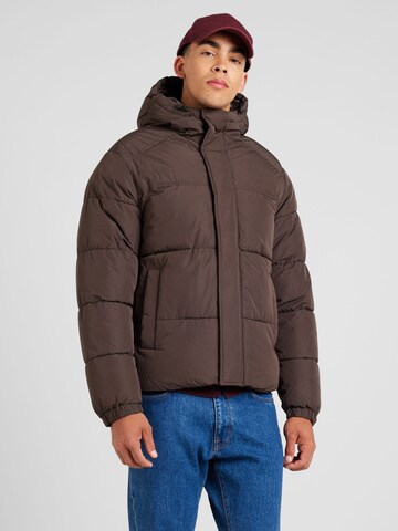 JACK & JONES Зимняя куртка 'JJEBradley' в Коричневый: спереди