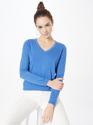 ESPRIT Trui in Blauw: voorkant