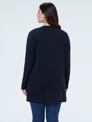 Cardigan Fiorella Rubino en bleu