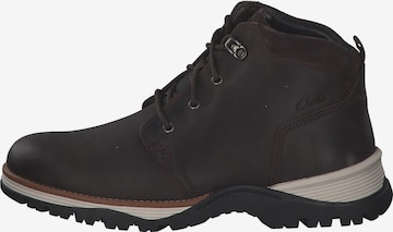 CLARKS Boots 'Topton Mid 2616' in Brown