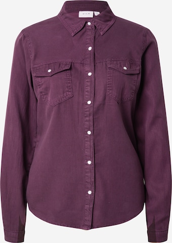 VILA Блузка 'VIBISTA' в Лиловый: спереди