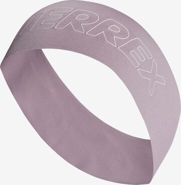 ADIDAS TERREX Athletic Headband in Purple: front