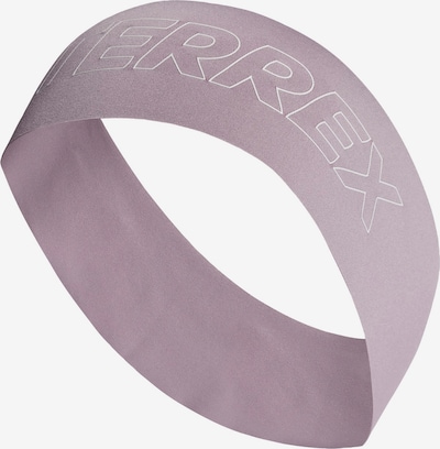 ADIDAS TERREX Sportstirnband in lavendel / weiß, Produktansicht