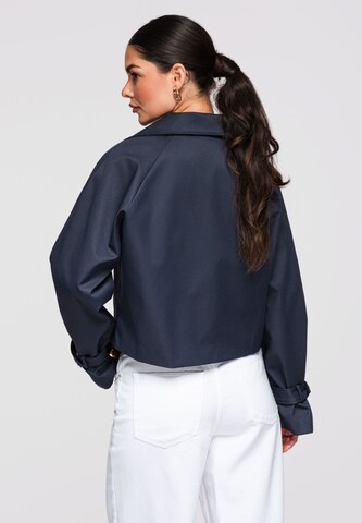 Ombre Tussenmantel 'Ow-Janp-0135' in Blauw