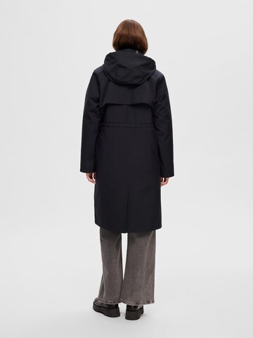 SELECTED FEMME Between-Seasons Coat in Black