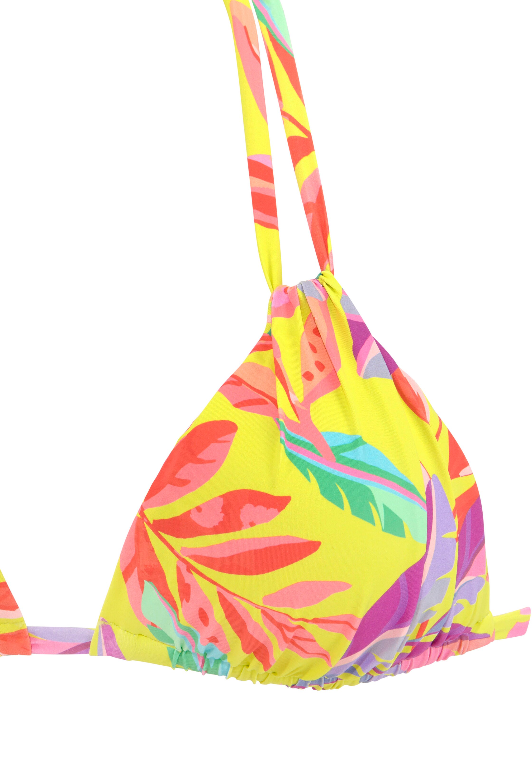 s.Oliver - Triángulo Top de bikini en amarillo