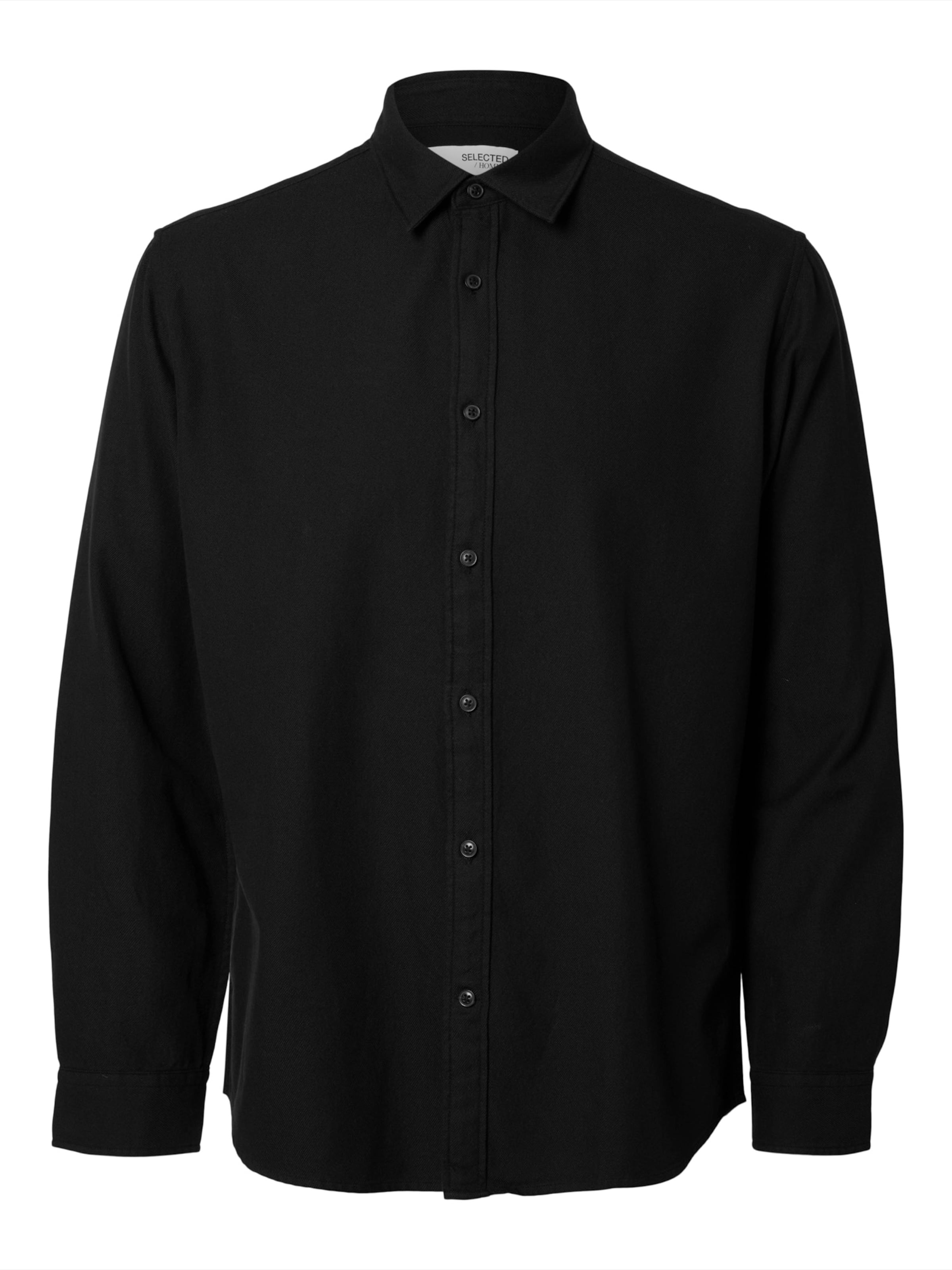 SELECTED Hemd 'SLHNOAH' in Schwarz: Vorderseite